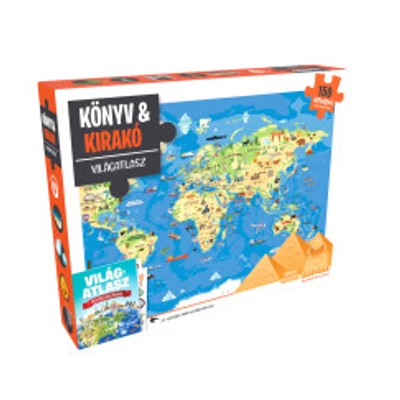 Világatlasz - Könyv & Kirakó